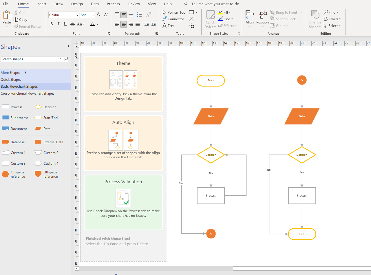 Visio screenshot