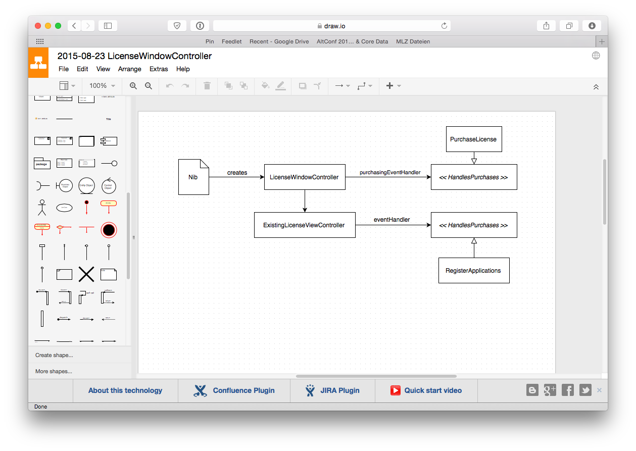 draw.io — UML diagramm